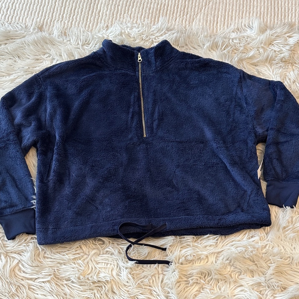 NWT Old Navy navy Blue Fleece Jacket